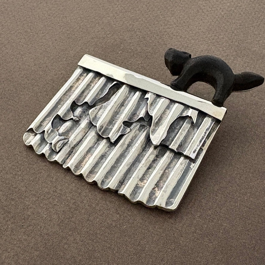 Cat On A Hot Tin Roof- brooch