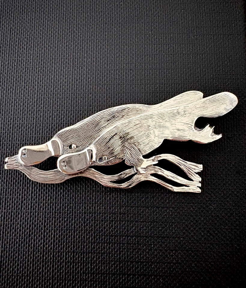 Two Platypus Brooch