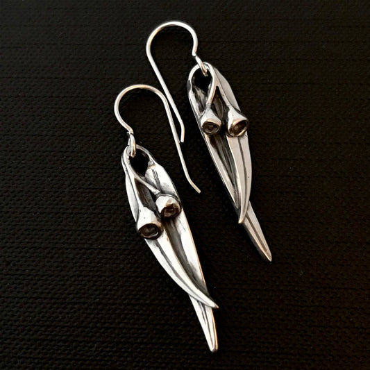 Gumnut and Leaf earrings(matches Pendant)