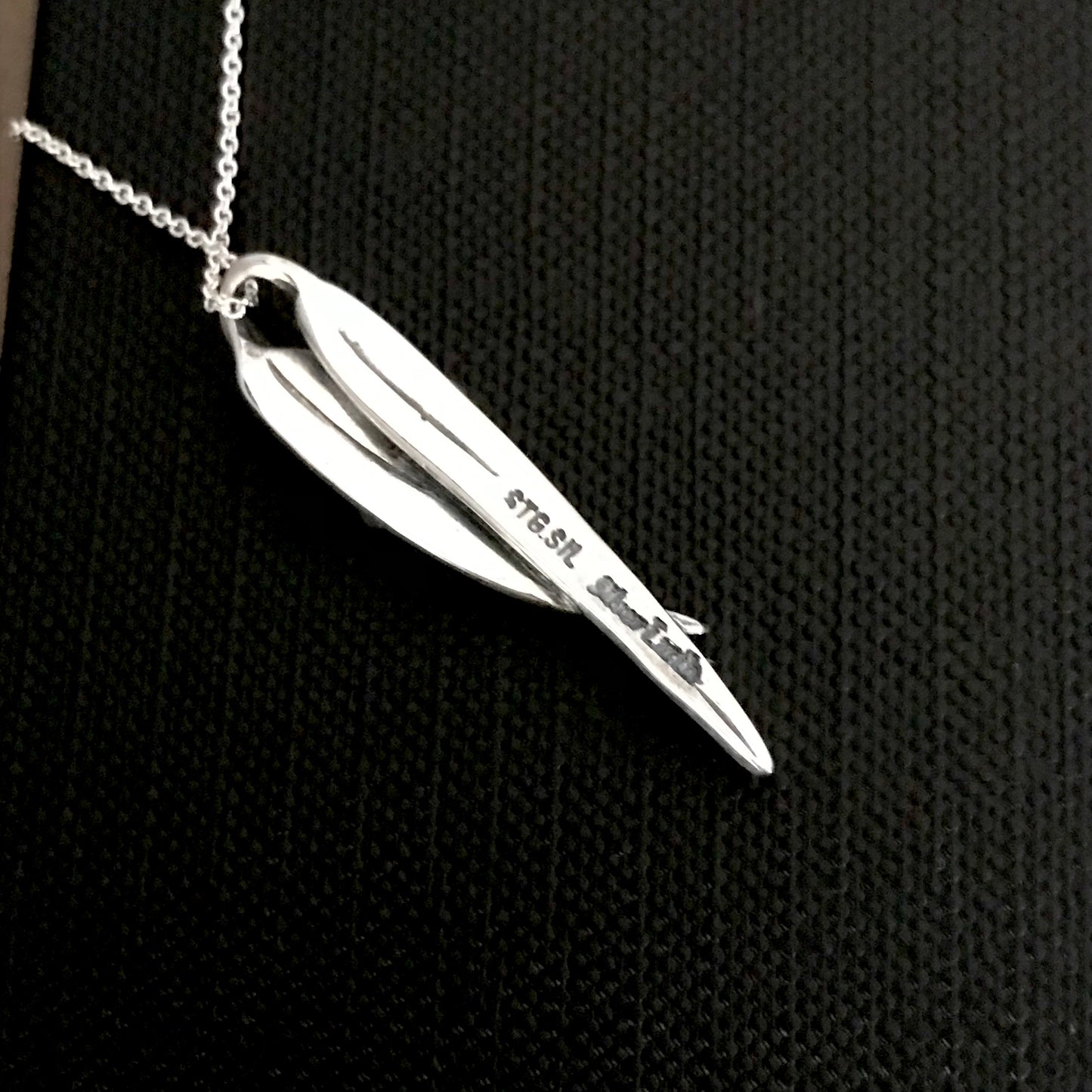 Medium Gumnut and leaf Necklace - NOTE smaller size and larger two piece pendant available