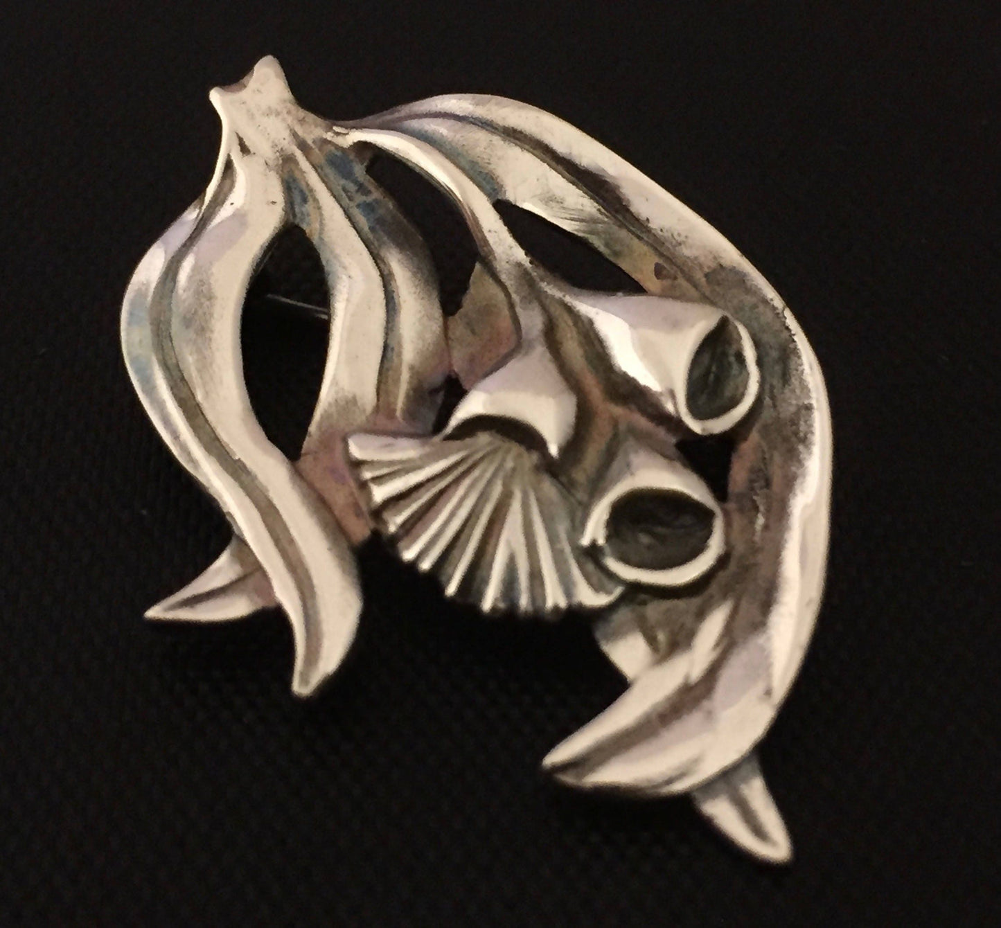 Gum-nut Brooch - sterling silver