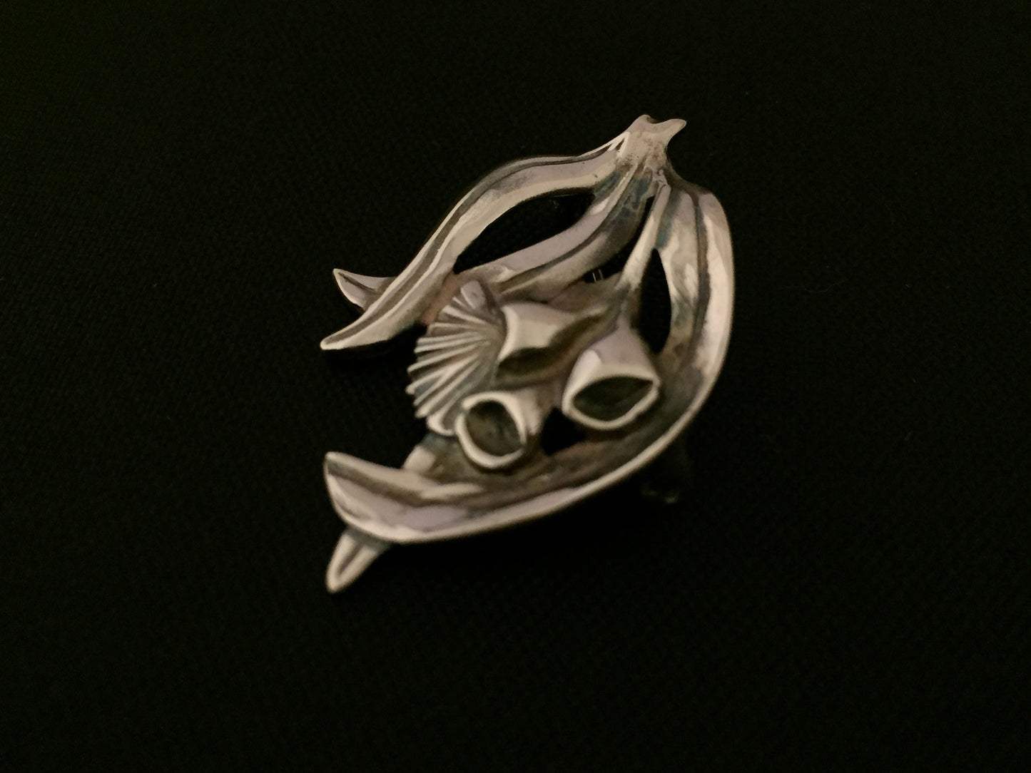 Gum-nut Brooch - sterling silver