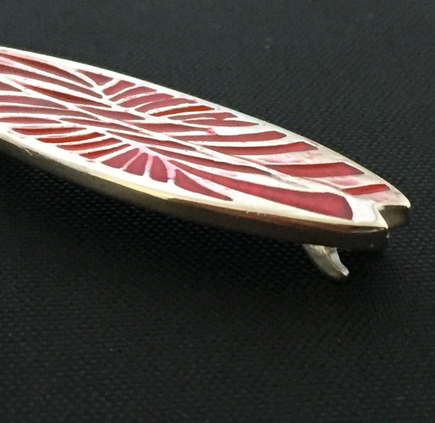 Surf Board Pendant - sterling silver