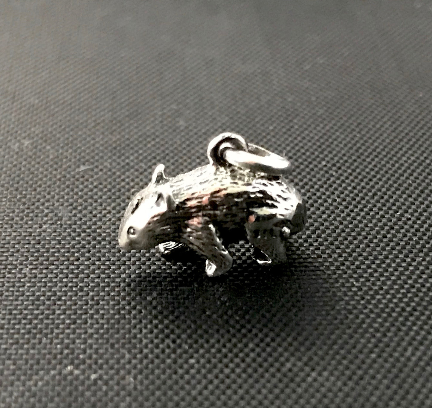 Wombat Pendant / charm - Sterling Silver