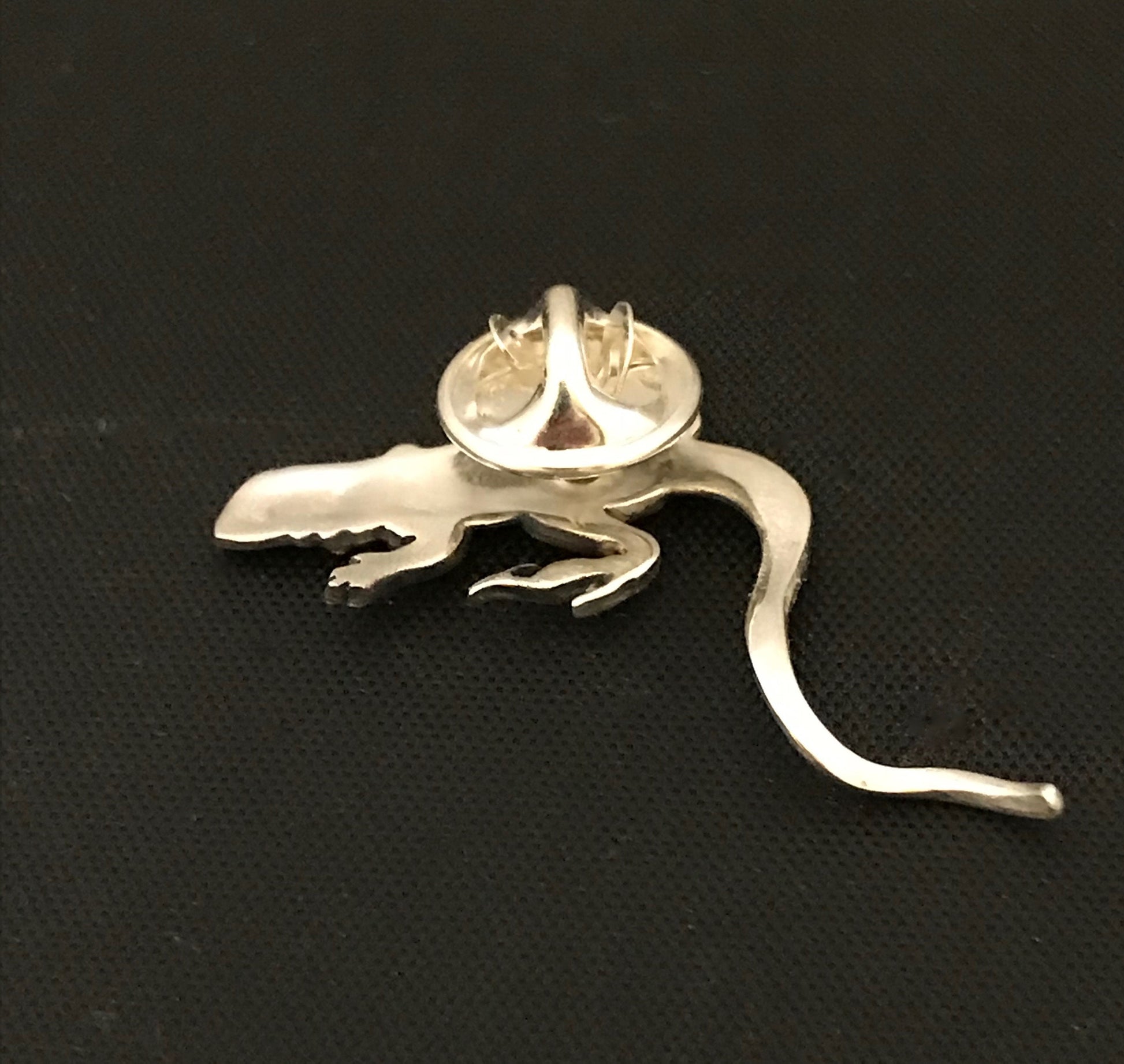 Lizard Lapel Pin- sterling silver(solid) Aussie Souvenir, Australian G ...