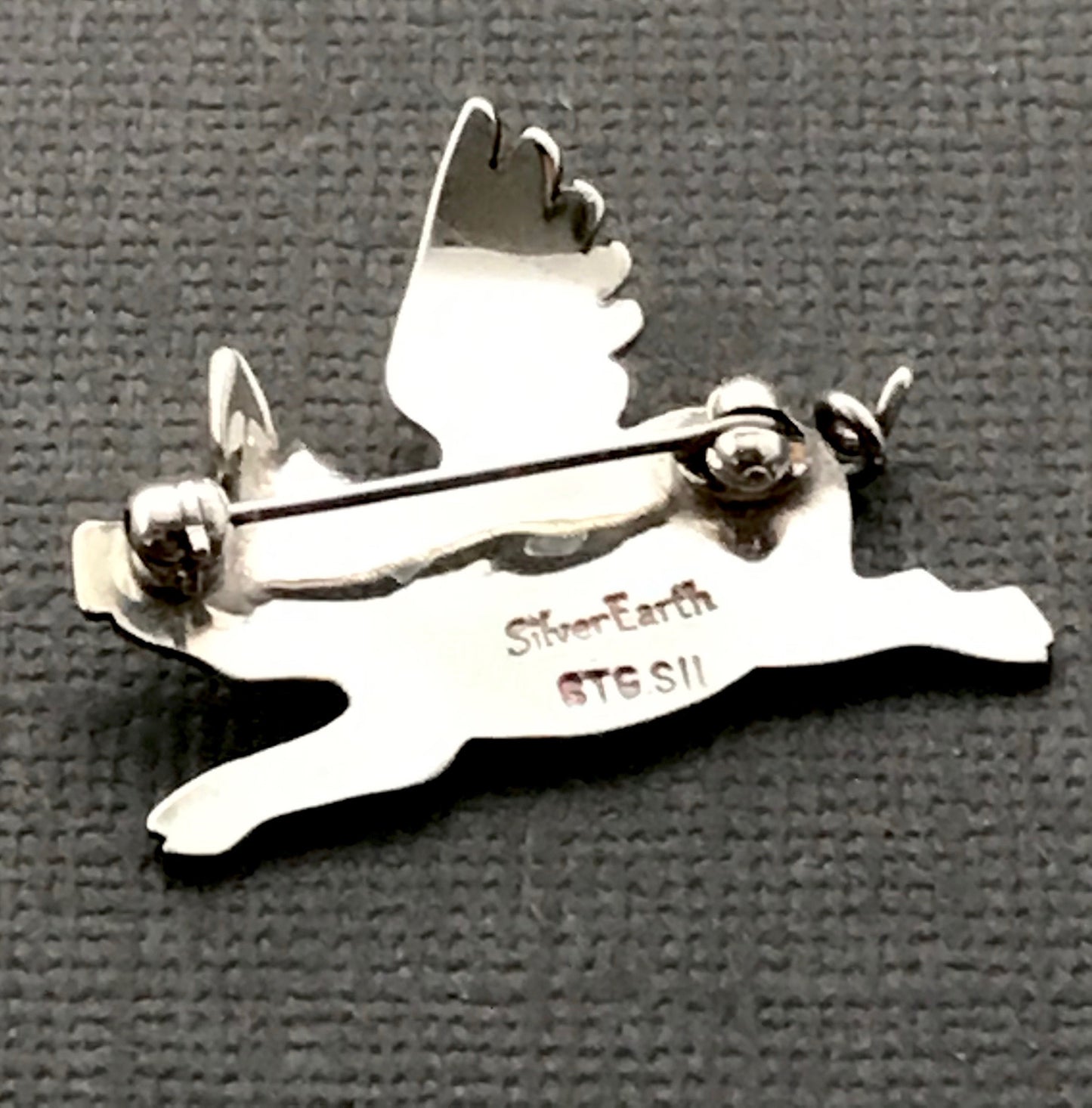 Pigs Might Fly Brooch- Sterling silver