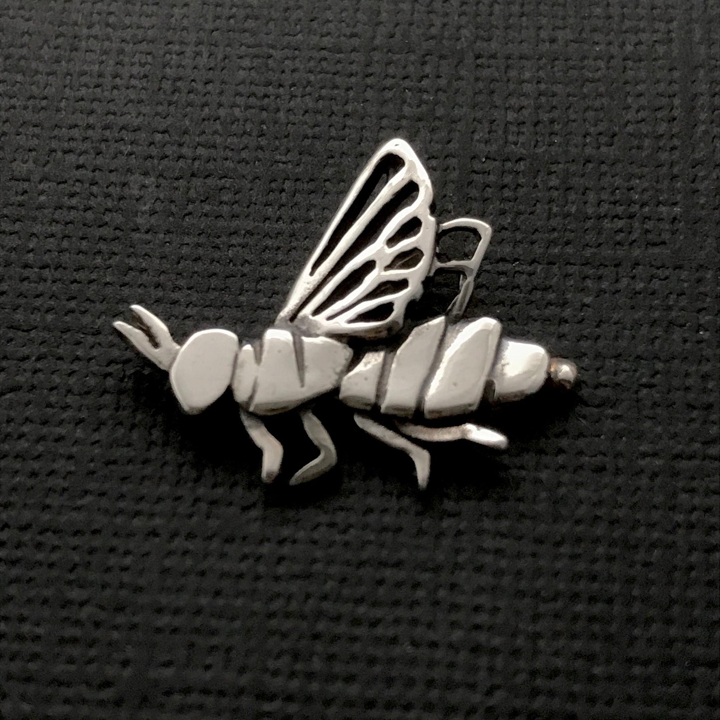 Bee Pendant - sterling silver