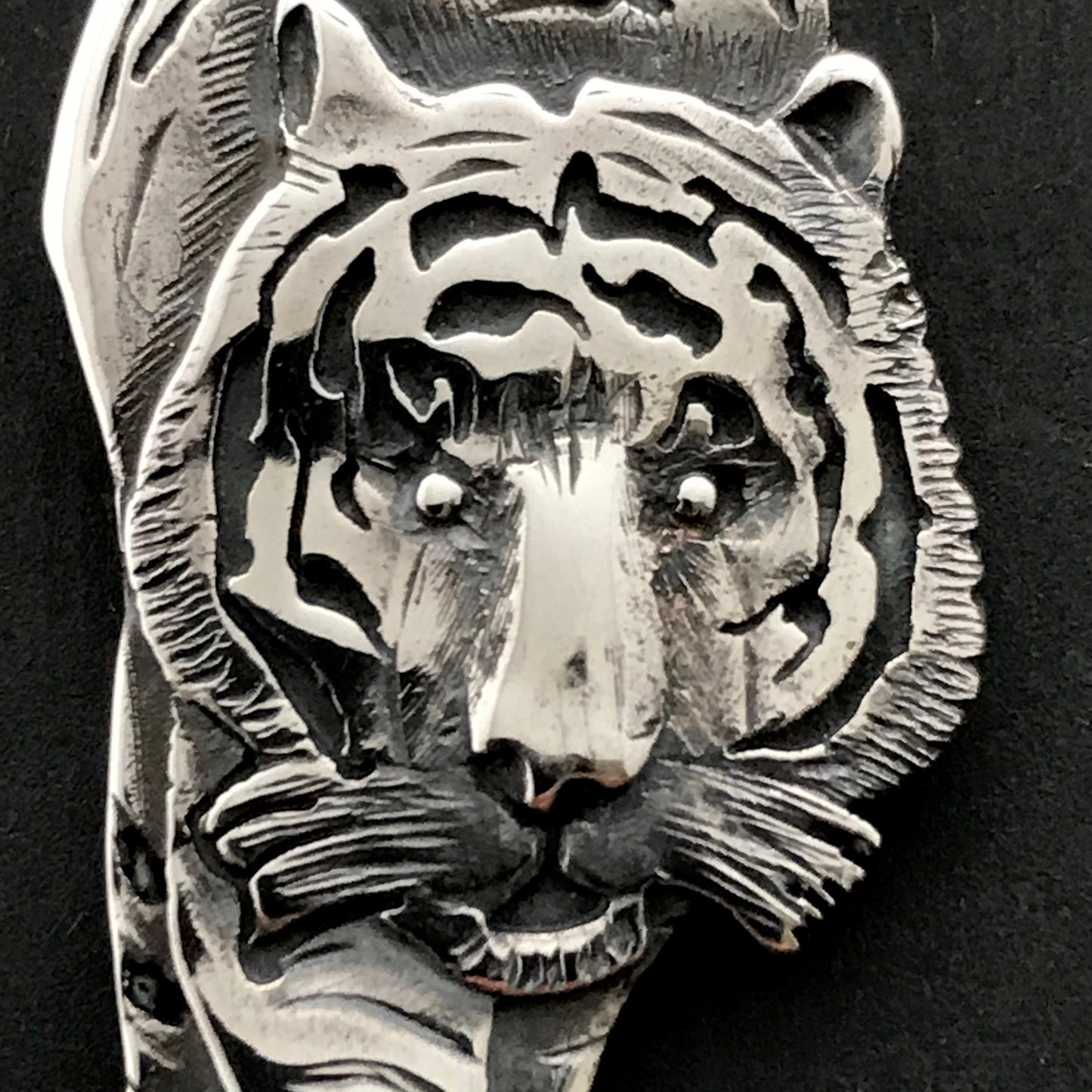 Tiger Brooch - sterling silver