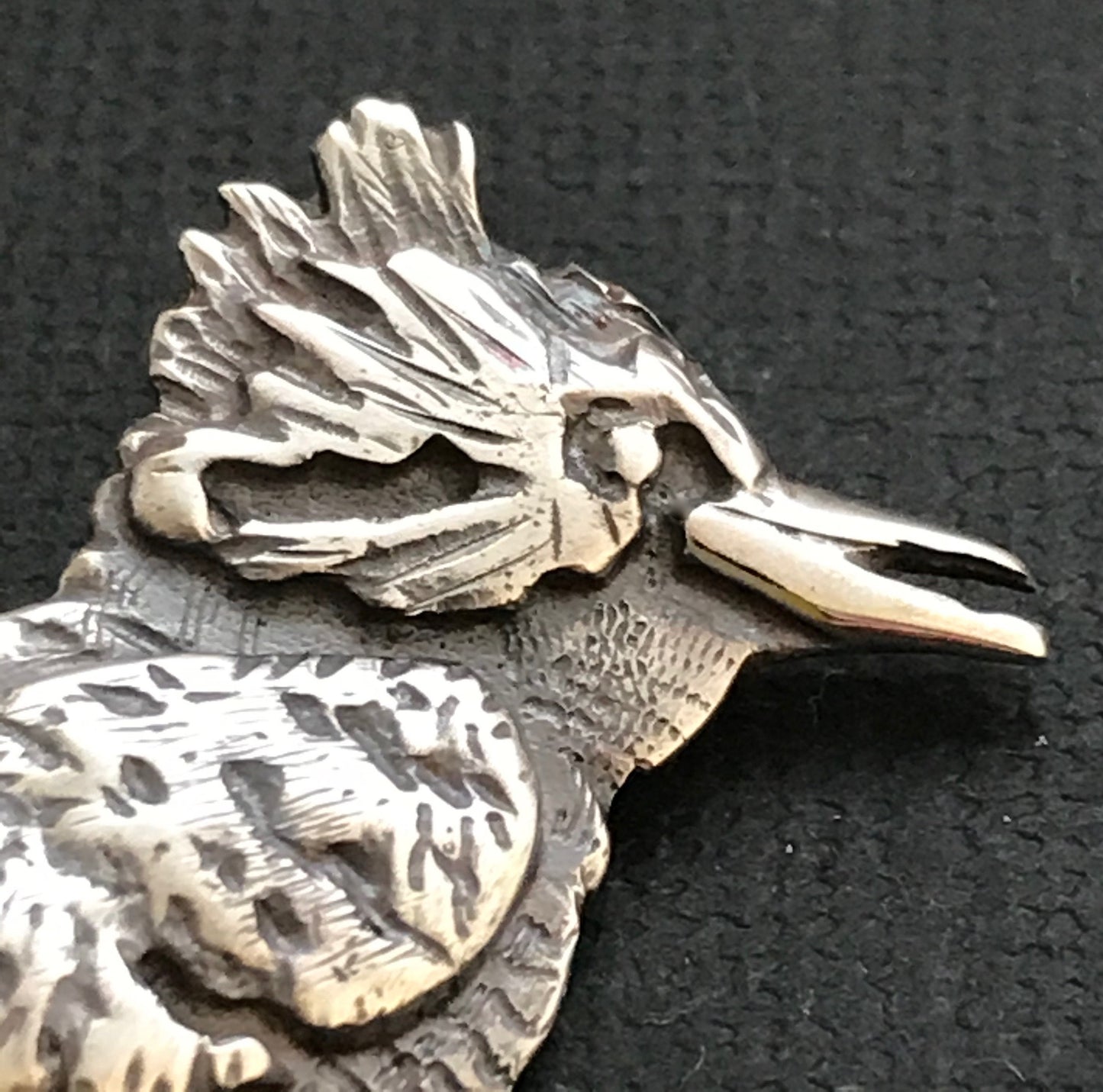 Kookaburra Brooch - solid Sterling Silver