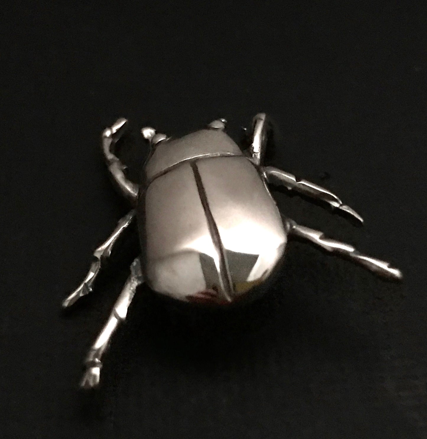 Beetle Brooch - solid Sterling Silver  Pat Hagan design