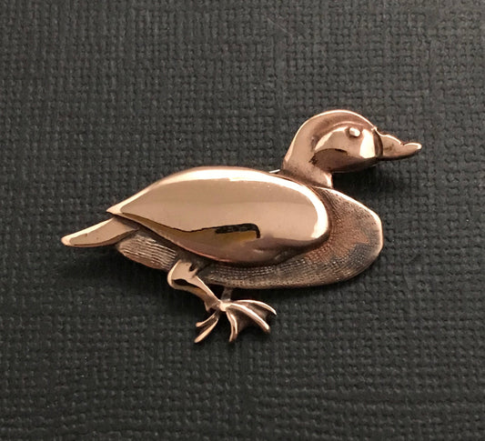 Duck Brooch -BRONZE