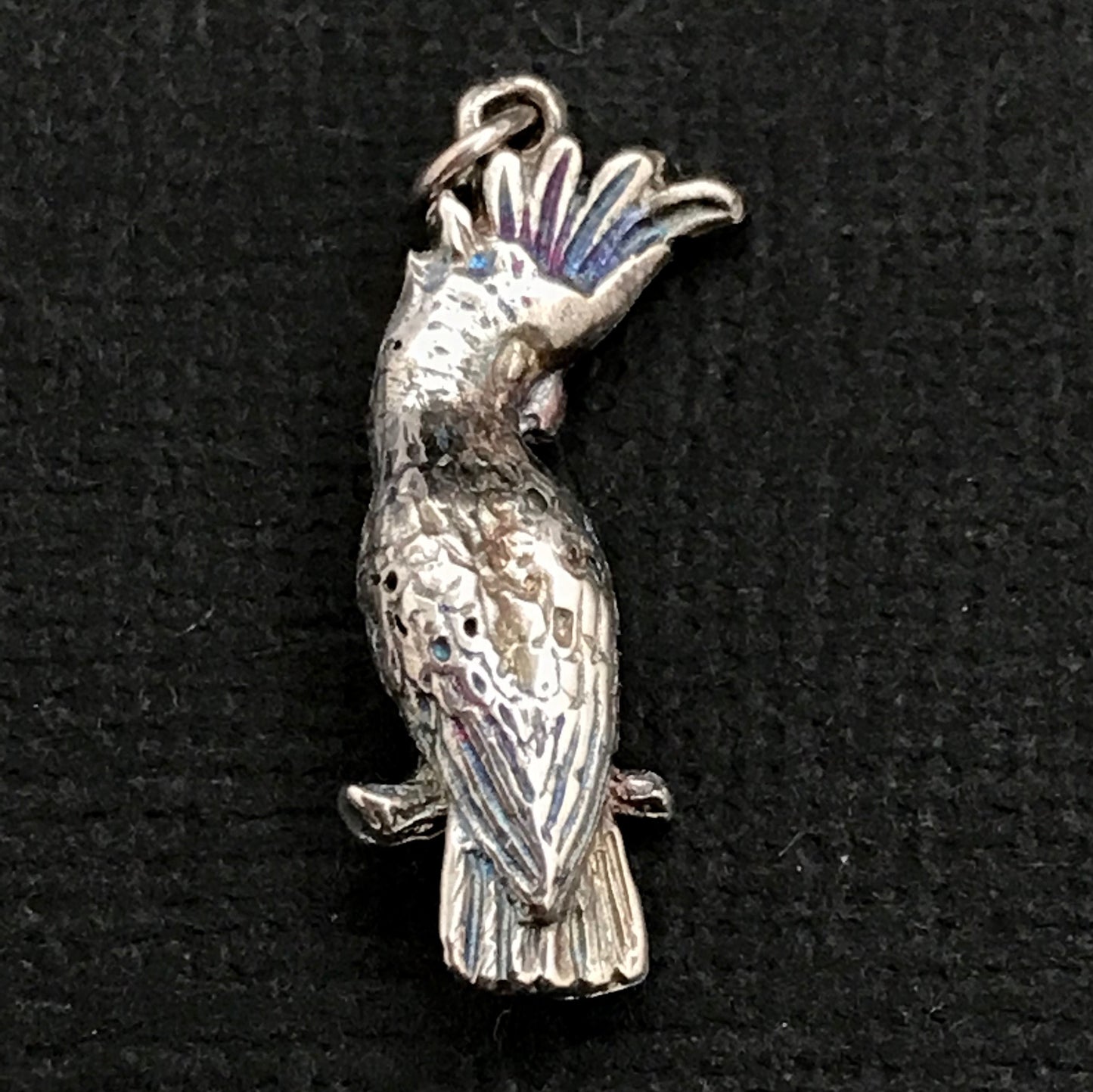 Cockatoo Pendant / charm - Sterling Silver