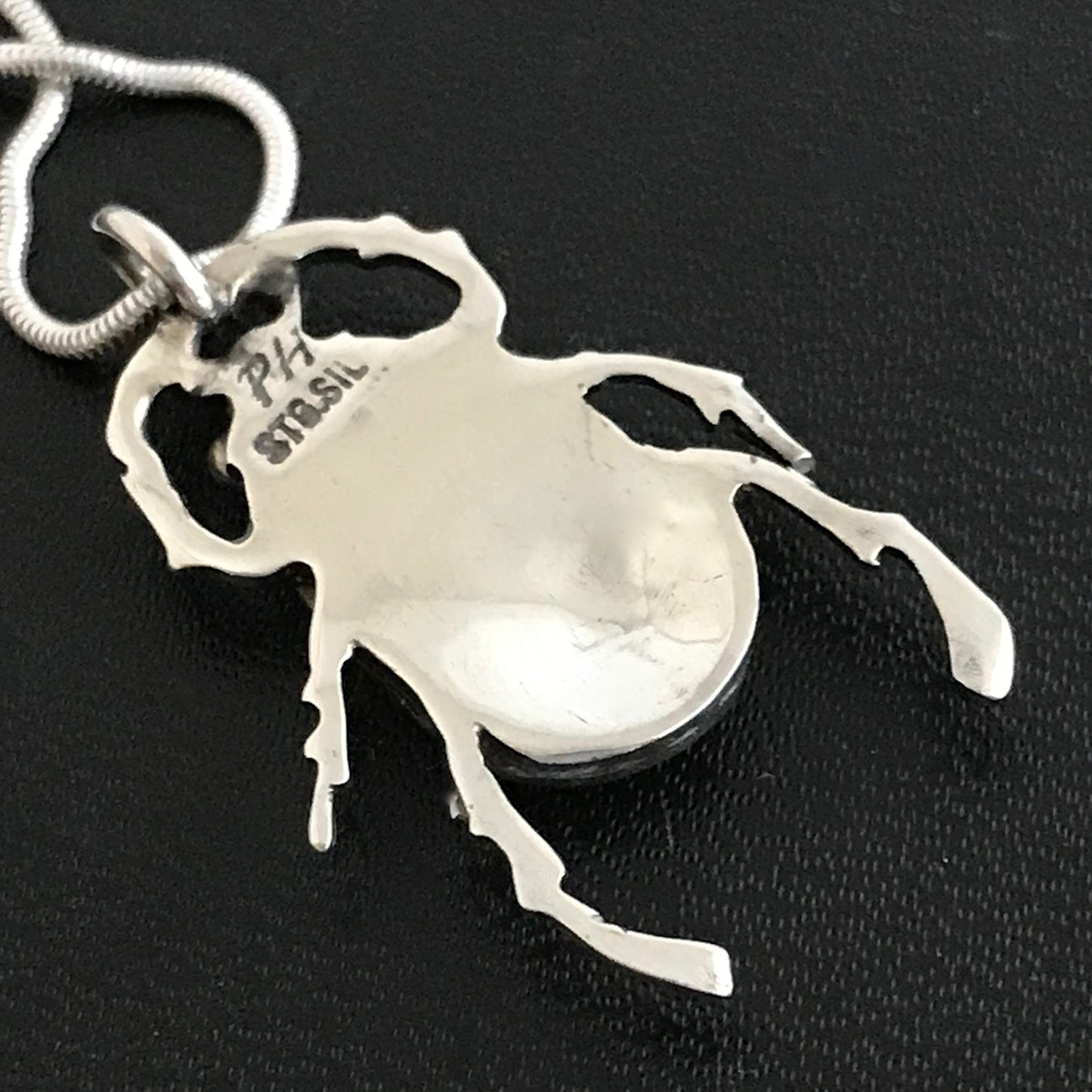 Beetle Pendant - Solid Sterling Silver  Pat Hagan design