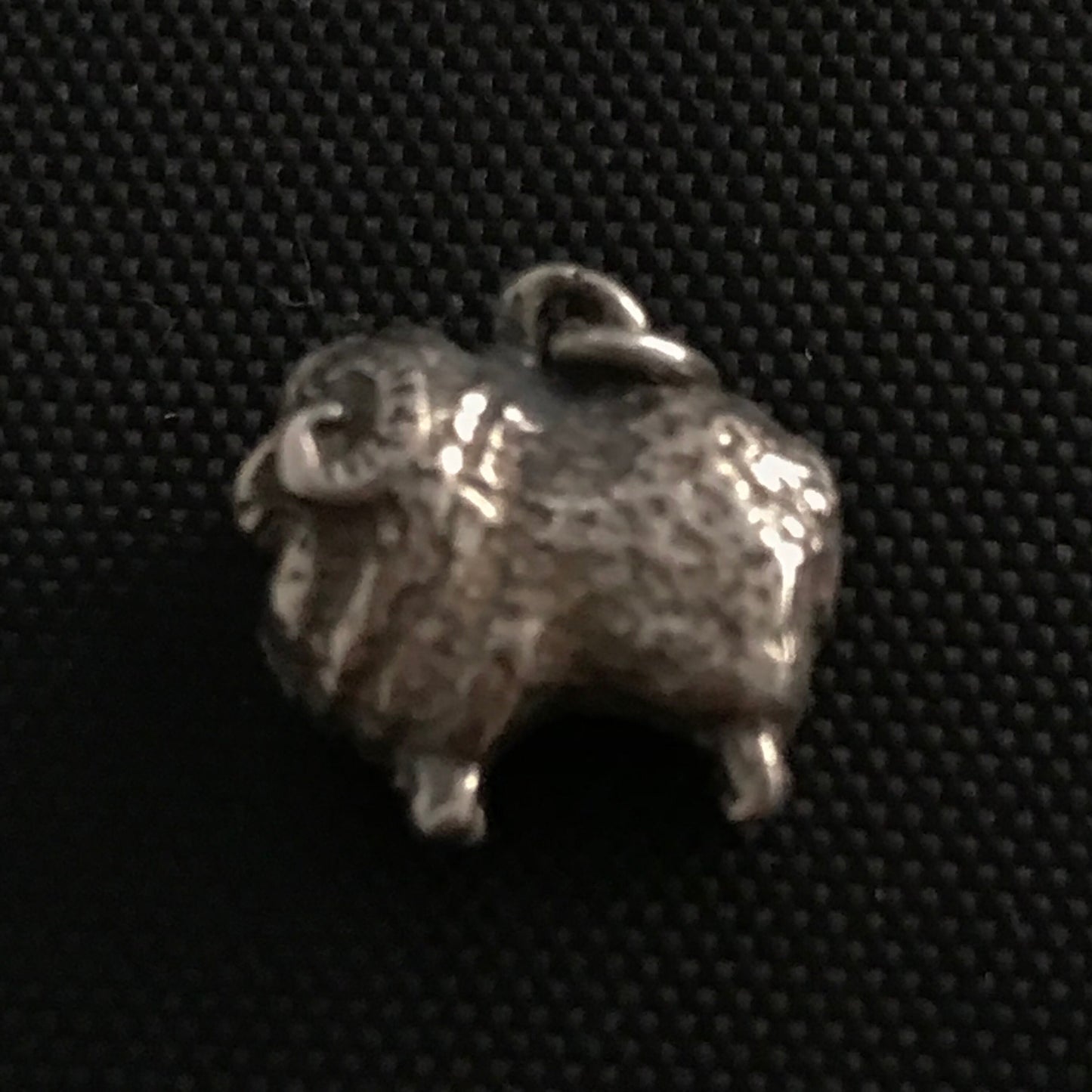 Marino Sheep Pendant / charm - Sterling Silver