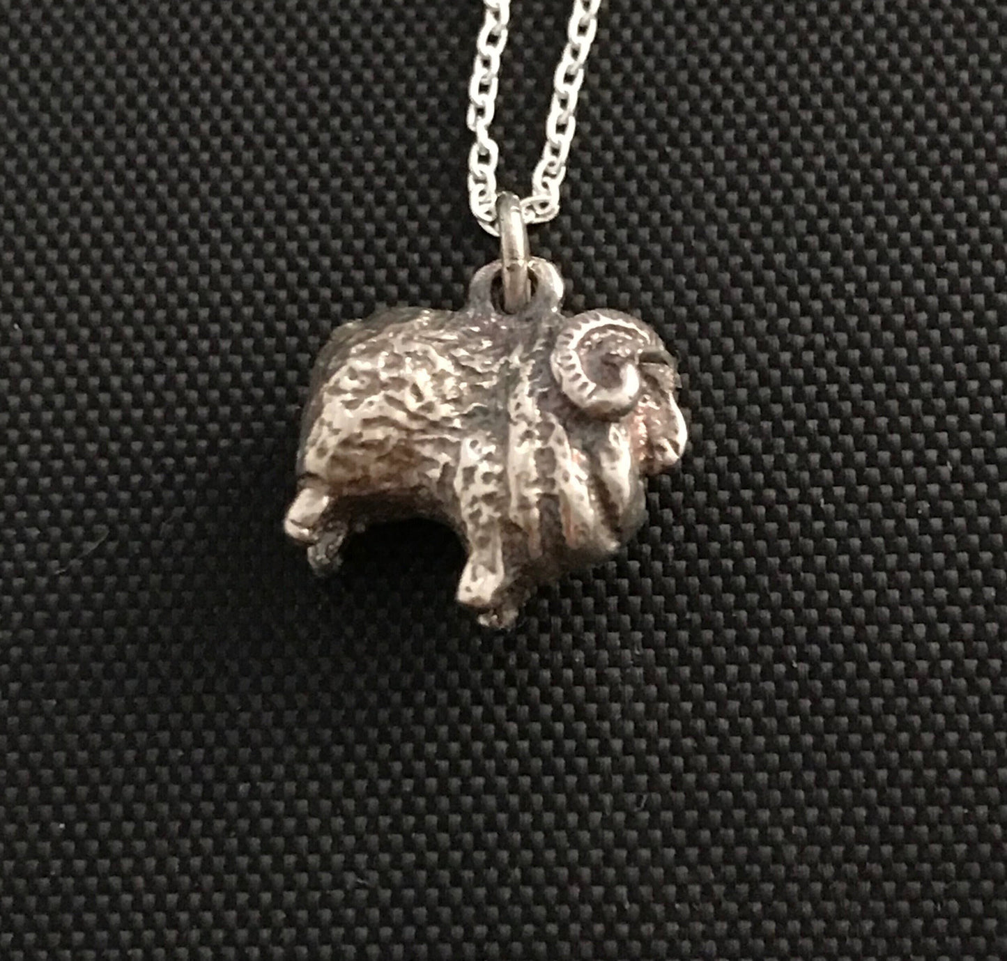 Marino Sheep Pendant / charm - Sterling Silver