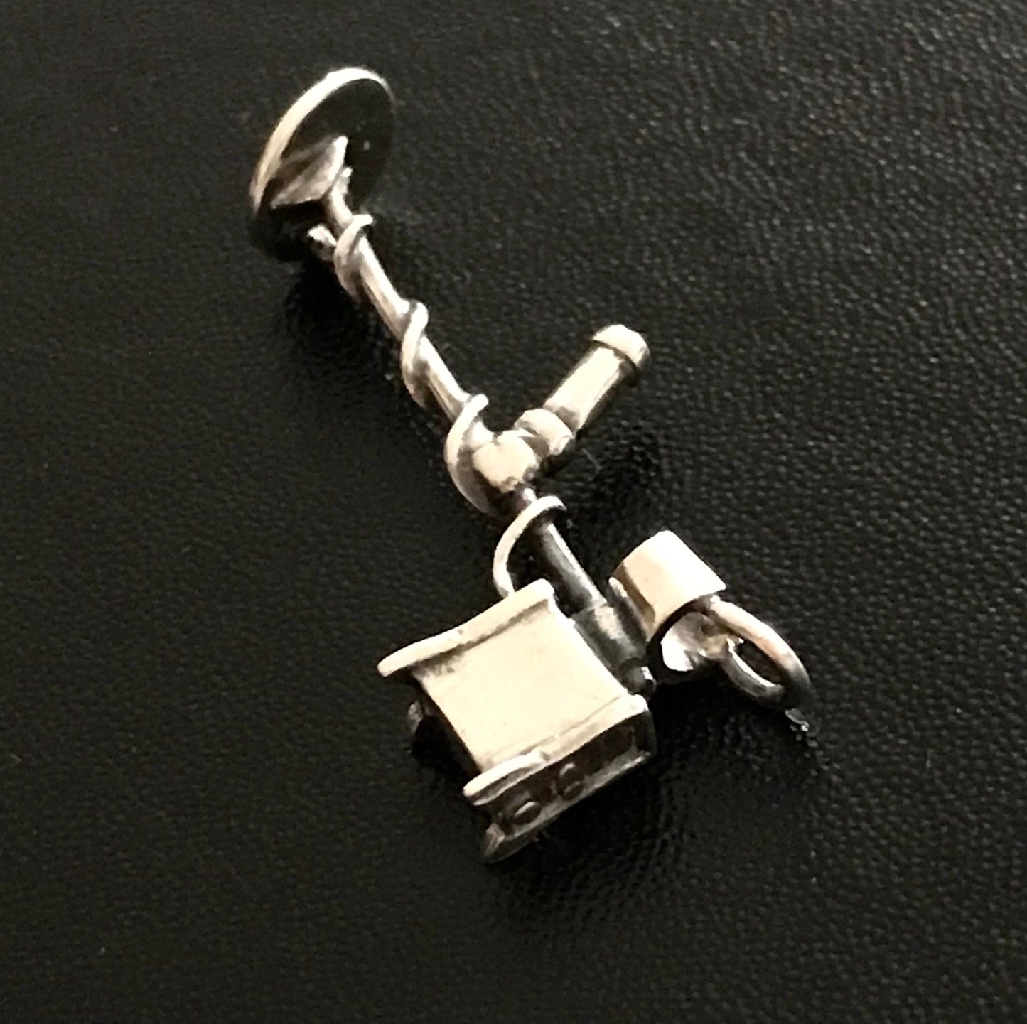 Metal Detector Pendant- Sterling Silver