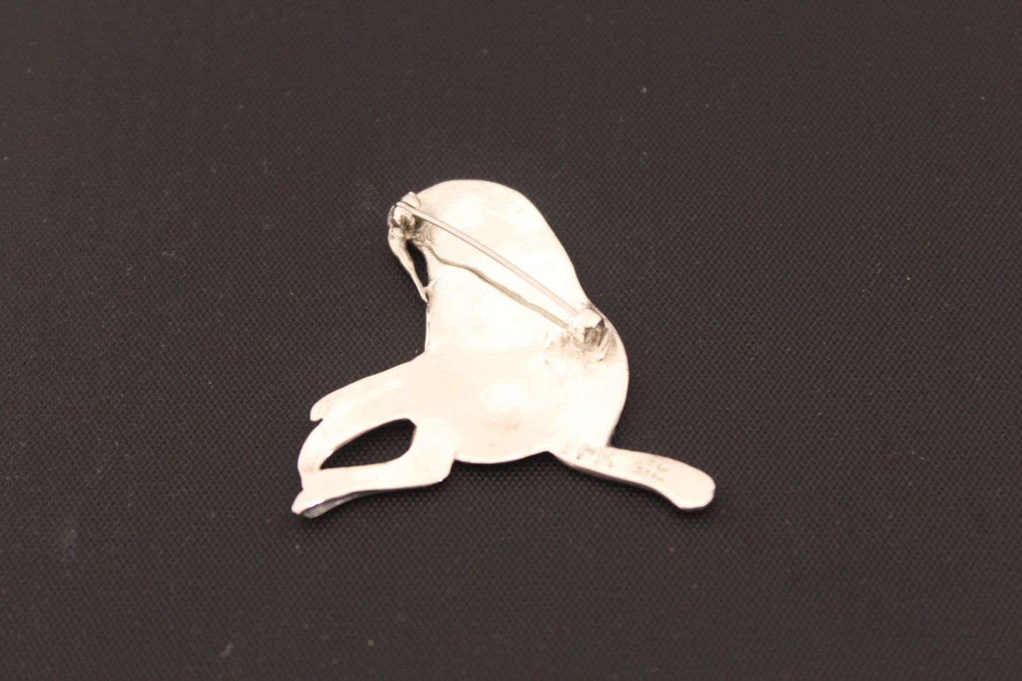 Seal Brooch - Sterling Silver